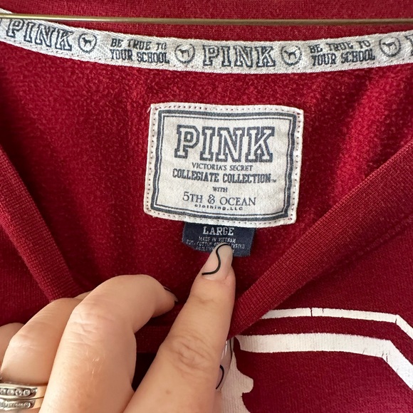 Victoria’s Secret PINK Collegiate Collection Stanford Pullover Size L - Picture 3 of 4